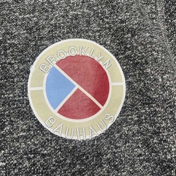 NWOT Brooklyn We Go Hard BWGH Bauhaus Speckled Black Gray Men Sweater Sz Large - Picture 3 of 10